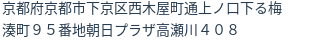 住所（登記所在地）