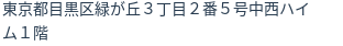 住所(登記所在地)