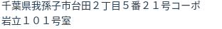 住所(登記所在地)