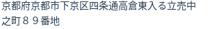 住所（登記所在地）