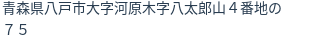 住所(登記所在地)