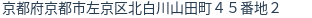 住所(登記所在地)