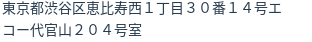 住所(登記所在地)