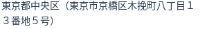 住所(登記所在地)