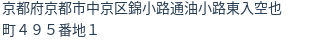 住所（登記所在地）