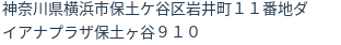 住所(登記所在地)