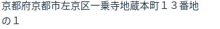 住所(登記所在地)