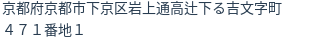 住所（登記所在地）