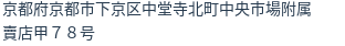 住所（登記所在地）