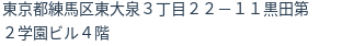 住所（登記所在地）