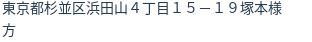 住所(登記所在地)