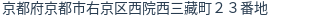 住所（登記所在地）