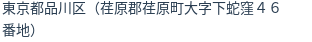 住所(登記所在地)