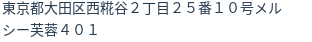 住所(登記所在地)