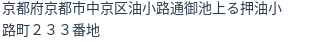 住所(登記所在地)