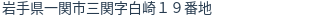 住所(登記所在地)