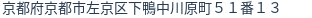 住所（登記所在地）