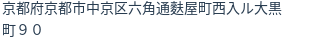 住所（登記所在地）