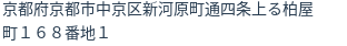 住所（登記所在地）