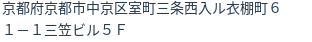 住所（登記所在地）