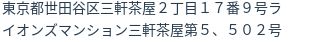 住所(登記所在地)