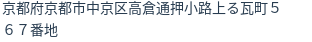 住所（登記所在地）