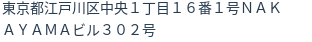 住所(登記所在地)