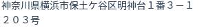住所(登記所在地)