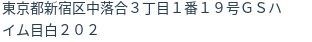 住所(登記所在地)