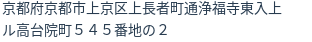住所(登記所在地)