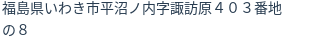 住所(登記所在地)