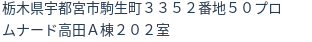 住所(登記所在地)
