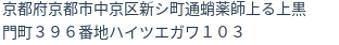 住所(登記所在地)