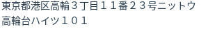 住所(登記所在地)