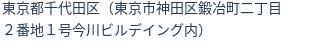 住所（登記所在地）