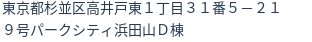 住所(登記所在地)