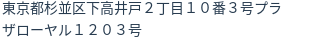 住所(登記所在地)