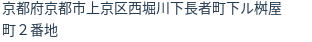 住所（登記所在地）
