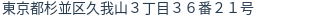 住所(登記所在地)