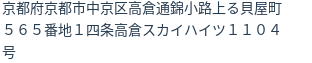 住所(登記所在地)