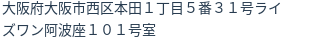 住所(登記所在地)