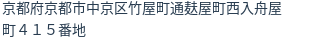 住所（登記所在地）