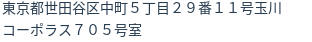 住所（登記所在地）