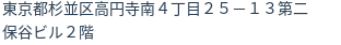 住所(登記所在地)