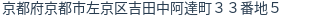 住所（登記所在地）
