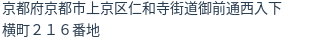 住所(登記所在地)