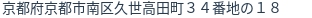 住所(登記所在地)