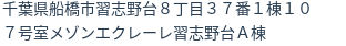 住所（登記所在地）