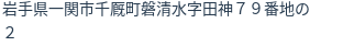 住所（登記所在地）