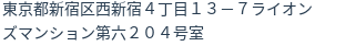 住所(登記所在地)